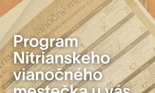 Mesto Nitra: ABY STE NIČ NEZMEŠKALI Mesto Nitra: ABY STE NIČ NEZMEŠKALI