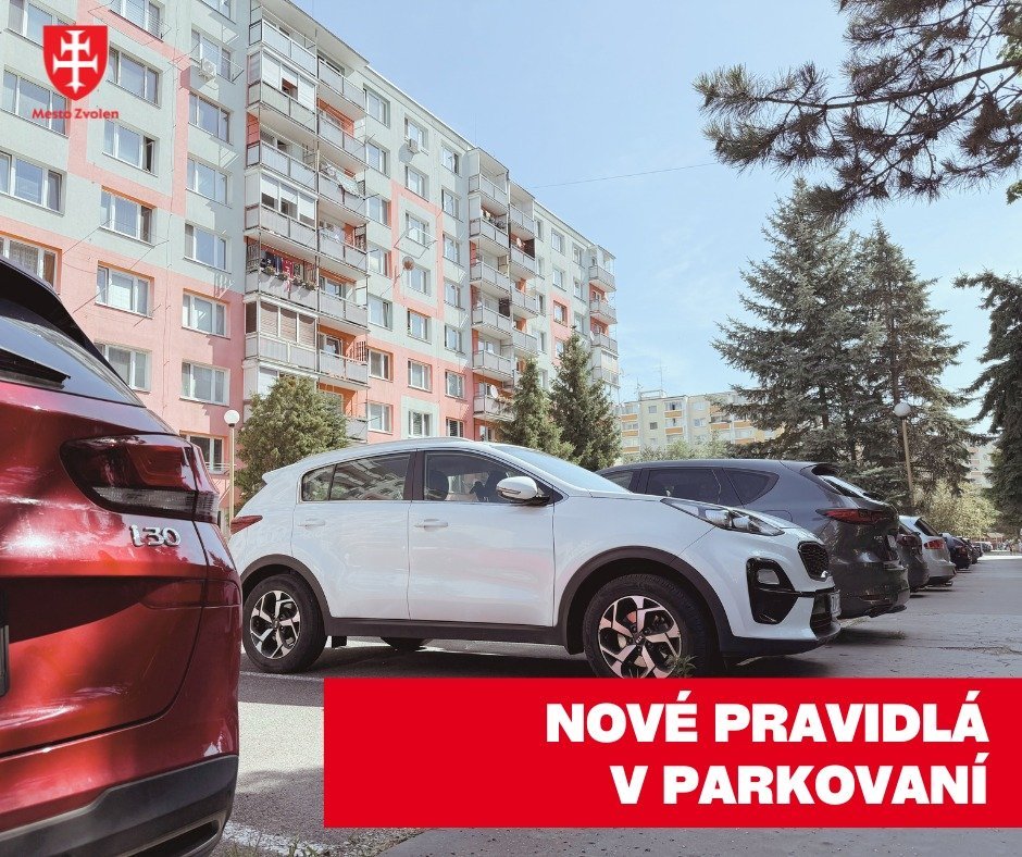 Mesto Zvolen: PRAVIDLÁ PARKOVANIA SA ZMENIA