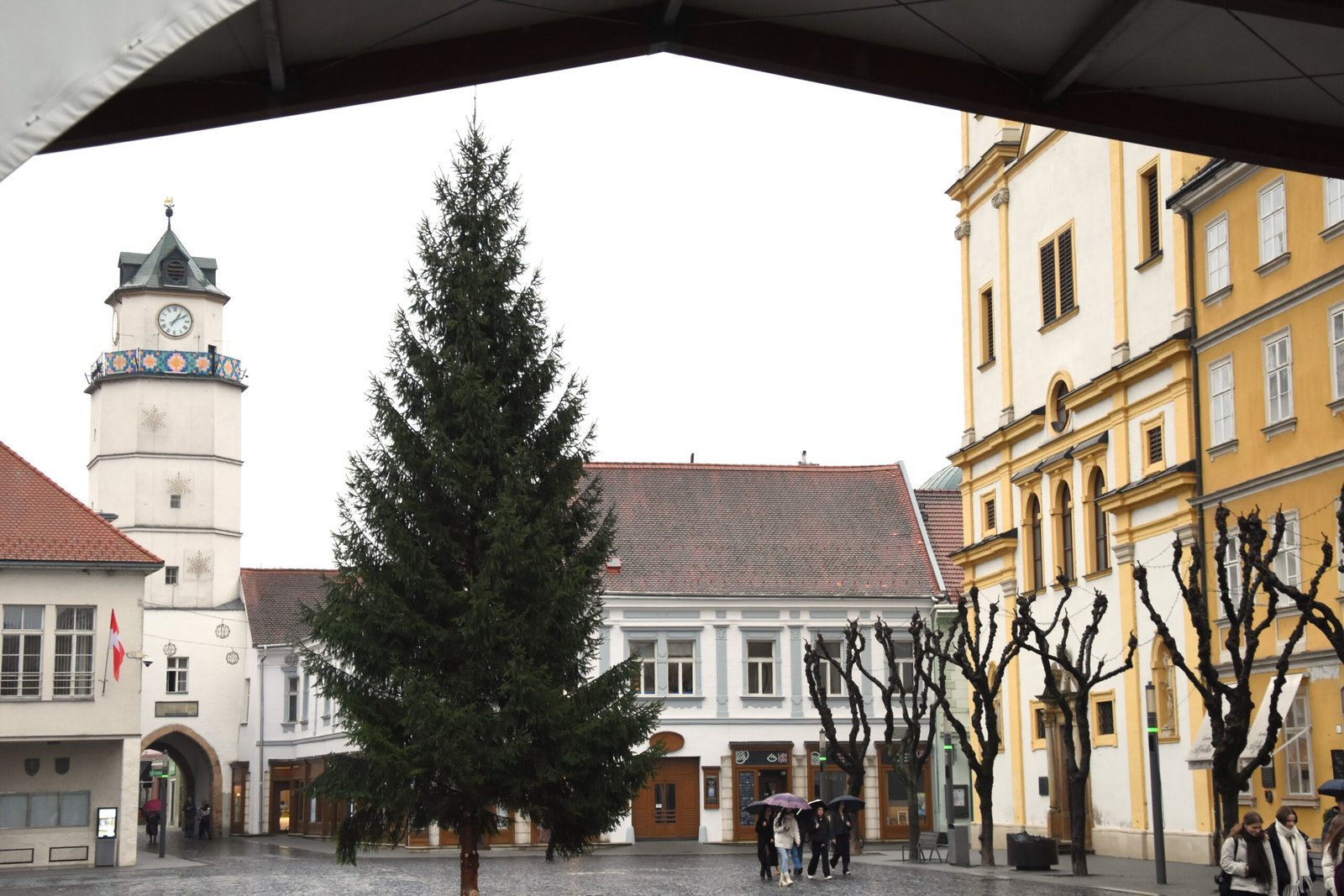 Vianočný strom už stojí na Mierovom námestí
