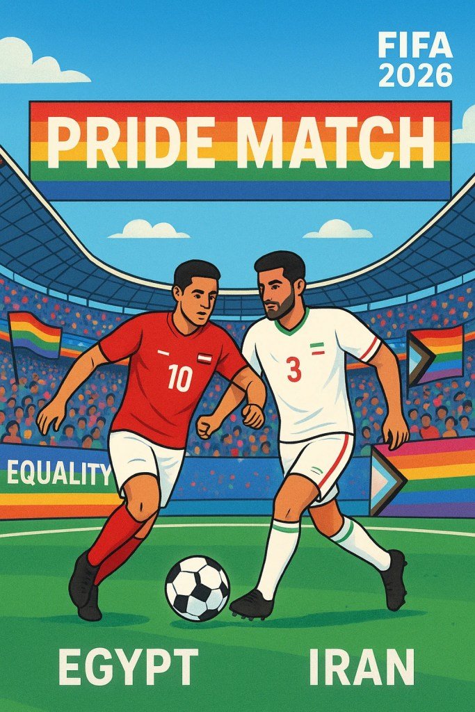 Zápas Majstrovstiev sveta vo futbale 2026, ktorý organizátori označili ako „Pride Match“ pre LGBTQ+ komunitu, sa zúčastní dvoch krajín, kde je homosexualita nelegálna