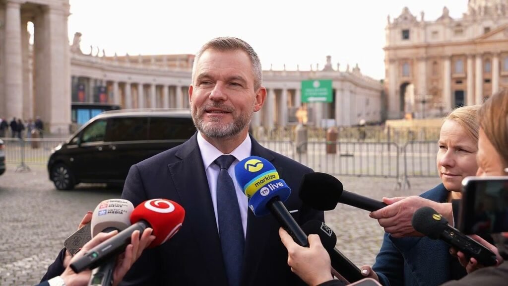 Peter pellegrini: vyhlásenie pre médiá po audiencii u svätého otca