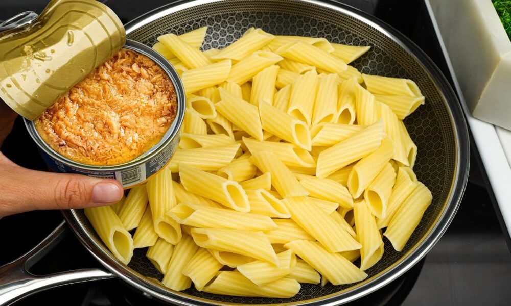 💯 Hast du Nudeln und Thunfischkonserven zu Hause ❓❓ Einfaches, schnelles und leckeres Rezept