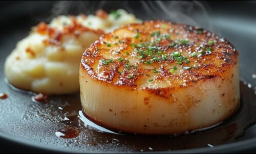 Vegan Kohlrabi Steak Just Like in a Restaurant! Crispy Caramelized & Incredibly Juicy
