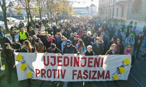 V Chorvátsku protestovali rastúcemu pravicovému extrémizmu V Chorvátsku protestovali rastúcemu pravicovému extrémizmu