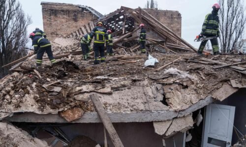 Russia hits Ukraine with 500 drones, 40 missiles overnight