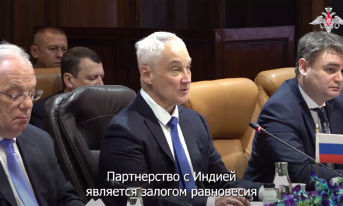 Pracovná návšteva ruského ministra obrany Andreja Belousova v Indickej republike