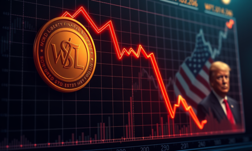 Trumpov token WLFI: Rok 2025 S Poklesom o 40%