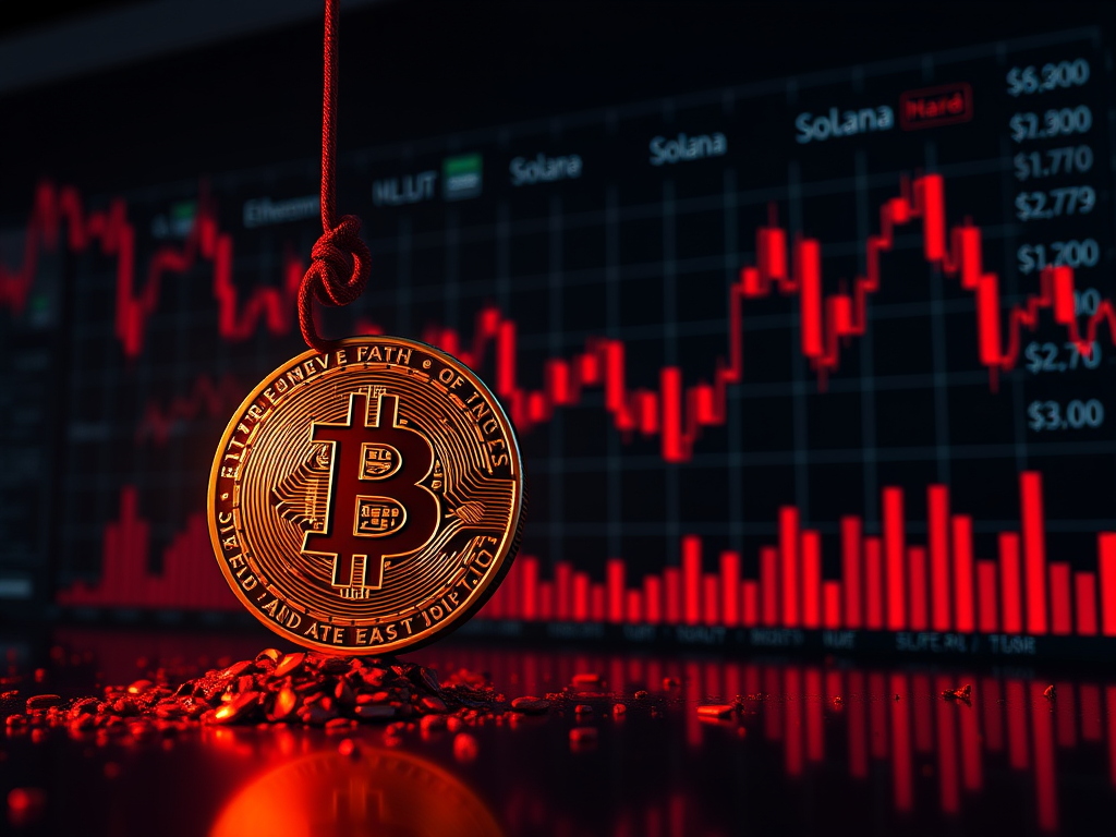 Bitcoin klesol pod 85 000 USD, altcoiny v dvojciferných stratách