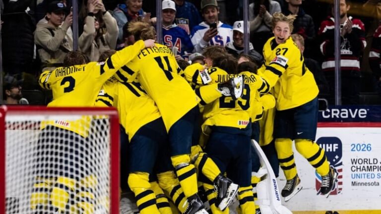 Hokejoví mladíci na zlato nedosáhli. češi i přes skvělý závěr podlehli ve finále švédům
