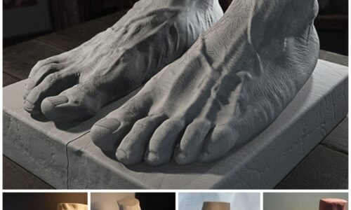 Sochársky workshop s Andrejom Fričom II / Štúdia nohy – model členka s chodidlom