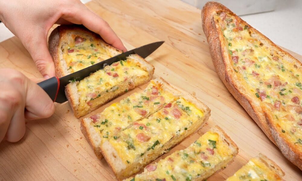 Beliebtes Frühstücksrezept, das Sie unterwegs haben können! Herzhaft und lecker! 🔝