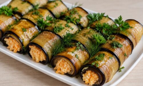 These Eggplant Rolls Disappear in Minutes! Easy and Delicious Recipe