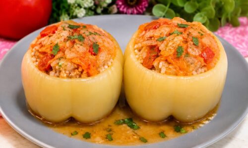Delicious Stuffed Bell Peppers – Perfect for Dinner!