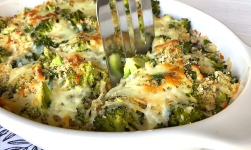 Brokkoli in Schichten backen Einfaches und leckeres Rezept