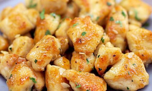 Butter Knoblauch Hähnchen Rezept. Schnell und lecker!