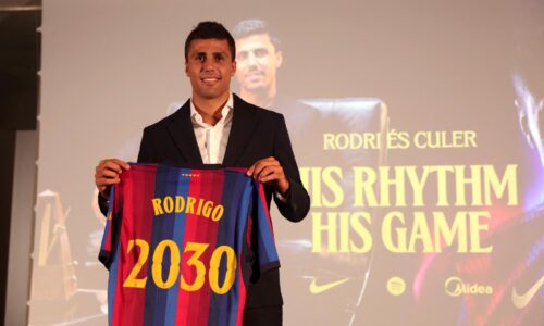 Rodri skompletizoval prestup do Barcelony, podpísal štvorročnú zmluvu